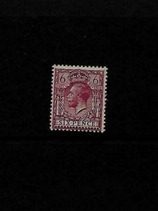 Gvth.  1912,  6d. ,  Sg 385a,  Perf 14 X 14,  A Rare Offer,  Lightly M/mint