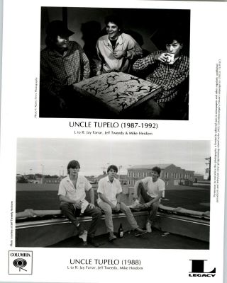 Rare Press Photo Of Uncle Tupelo An Alternative Country Music Group