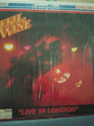 April Wine - Live In London Laserdisc Rare