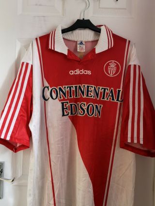 Rare As Monaco 1997 98 Shirt Trikot Adidas Xl Maillot France Trezeguet 9