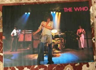The Who Rare Commercial Poster From 1979 (27 " X39 ")