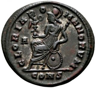 Constantine (327 Ad) Very Rare Follis.  Constantinople Ca 2501