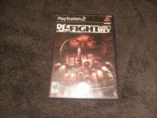 Rare Black Label Def Jam: Fight For Ny (sony Playstation 2,  2004) Ps2