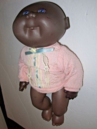 Cabbage Patch Kids African American Black Baby Doll 1988 Violet Eyes Rare