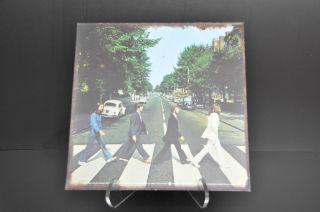 Beatles Metal Poster Abbey Road Album Cover Picture Rare Sign Paul Ringo Lenon