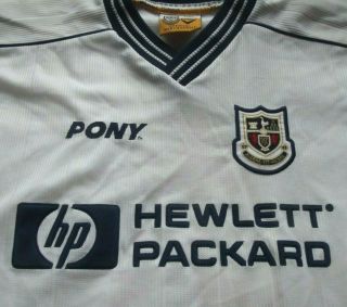 Tottenham Hotspur 1997 1999 Home Shirt Rare Pony Classic (l)