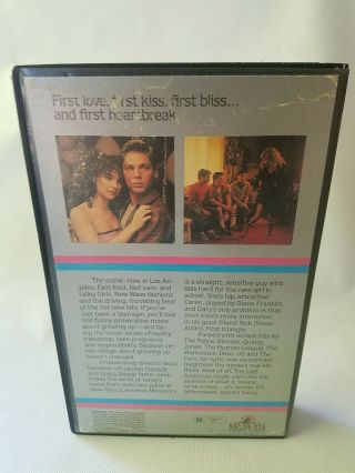 The Last American Virgin on MGM,  Book Box,  Big Box,  Rare VHS,  hardbox rental 7