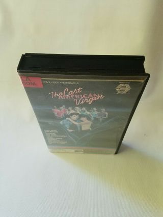 The Last American Virgin on MGM,  Book Box,  Big Box,  Rare VHS,  hardbox rental 8