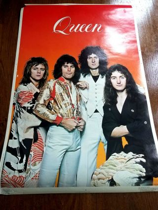 Rare Early Queen Freddie Mercury Poster