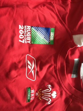 Very Rare Wales rugby World Cup 2007 Memorabilia Player Issued. 2