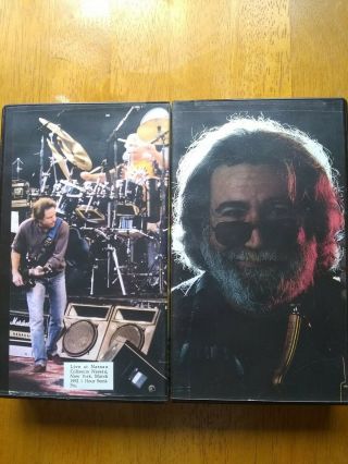 Vtg Grateful Dead Live Concert Nassau Ny 1992 Rare 2 Video Vhs Cassette Tapes