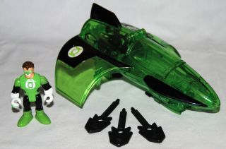 Rare Imaginext Dc Friends " Green Lantern Jet Set " - Complete Set