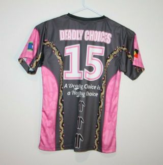 Deadly Choices Rare 15 Jersey Supporters Shirt Size Men ' s Medium 2