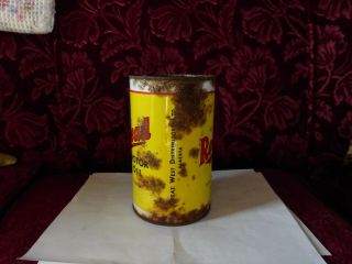 very rare red head motor oil imperial quart oil tin can great west alberta 4