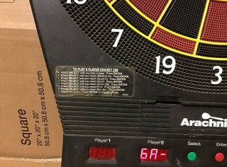 Arachnid Cricket Pro Tournament - quality Electronic Dartboard 555 ARA Rare Model 4