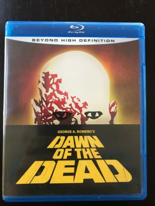 Dawn Of The Dead Blu - Ray Anchor Bay George Romero Very Rare Oop Zombies