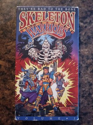 Skeleton Warriors Volume 1 Rare Promotional Tape (vhs,  1994) Promo Vintage
