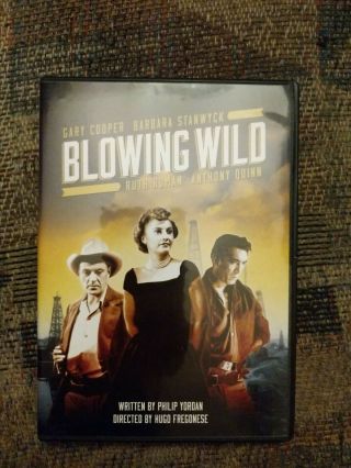 Blowing Wild Dvd Black And White Hard To Find Classic.  Vgc Region 1 Rare