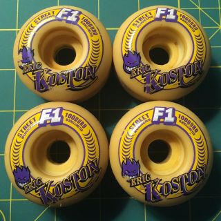 Rare Spitfire Eric Koston 52mm La Lakers F1 Formula Classic Skateboard Wheels