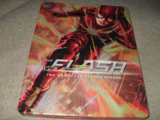 The Flash Complete Second Season 2 Rare Steelbook Blu - Ray