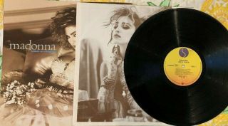 Uk Import Madonna Like A Virgin Lp Album Vinyl Manufactured Germany Wx20 Rare