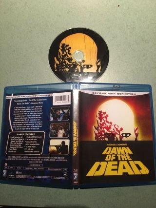 Dawn Of The Dead (1978) Rare Oop Region Anchor Bay Blu Ray