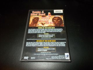 Tombs Of The Blind Dead,  And Return Of The Blind Dead DVD : Horror,  Rare 2