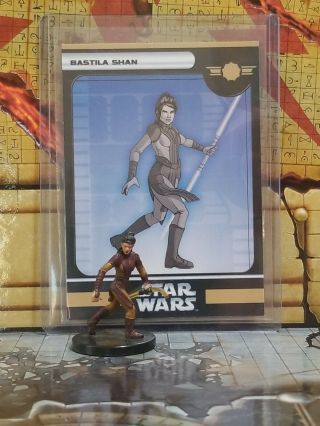Star Wars Miniatures Champions Of The Force 1 Bastila Shan Very Rare