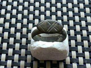 Ancient Roman Bronze Ring Circa 200 - 400 Ad Very Rare