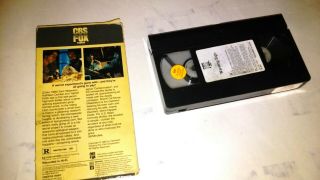 WARNING SIGN VHS Cult Horror Killer Psychos Zombies RARE OOP Hard to find VHS 2