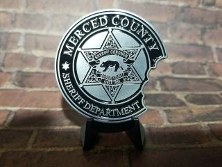 Authentic & Rare Merced County Sheriff Department Canine K - 9 Unit Challenge Coin