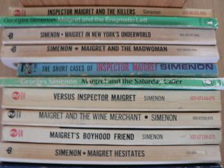 36x Inspector Maigret books: Georges Simenon: RARE,  OUT OF PRINT 5