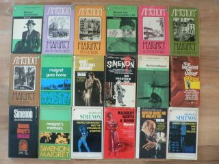36x Inspector Maigret books: Georges Simenon: RARE,  OUT OF PRINT 6