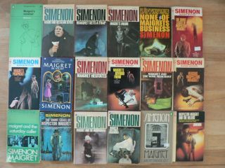36x Inspector Maigret books: Georges Simenon: RARE,  OUT OF PRINT 7