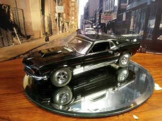 1969 Ford Mustang Boss 429 Black Diecast 1:24 - Danbury - Rare - See Details