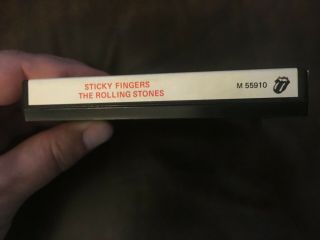 The Rolling Stones - Sticky Fingers Rare 1971 Cassette snap case ampex 2