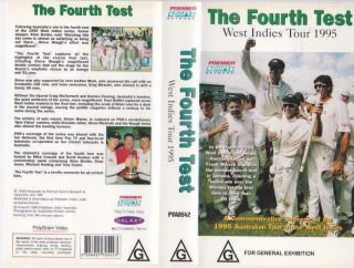 Cricket The Fourth Test West Indies 1995 Vhs Pal Video A Rare Find