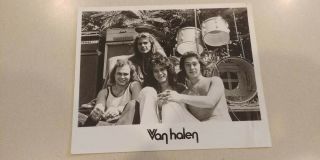 Van Halen Promotional Photo Released In 1976,  Extremely Rare Find