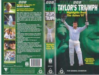 Cricket Highlights From The Ashes 97 Vhs Pal Video A Rare Find
