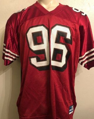 Rare Vintage Adidas Nfl San Francisco Sf 49ers Andre Carter 96 Jersey Mens Xl