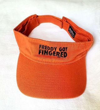 Rare 2001 Freddy Got Fingered Movie Promo Hat - Tom Green Drew Barrymore Freddie