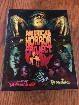 American Horror Project (blu - Ray/dvd,  2018,  6 - Disc) Volume 1 Rare Oop Horror