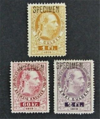 Nystamps Austria Stamp Og H Specimen Rare