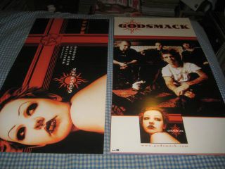 Godsmack - (self Titled) - 1 Poster Flat - 2 Sided - 12x24 - Nmint - Rare
