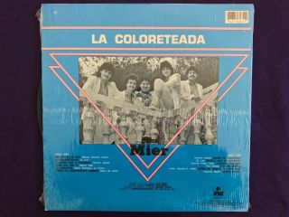 LOS MIER La Coloreteada LP ' 87 ARIOLA Latin Salsa SHRINK Rare 5