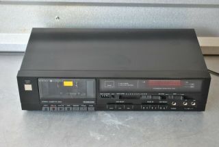 Vintage Ge Stereo Cassette Deck 1csd5200e (rare) Dolby Noise Reduction Vu Meter