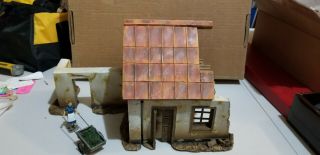 Figarti Miniatures 1/30 D 0923 Normandy Bombed Village House & Figure Very Rare