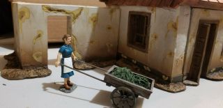 Figarti Miniatures 1/30 D 0923 Normandy Bombed Village House & Figure VERY RARE 3