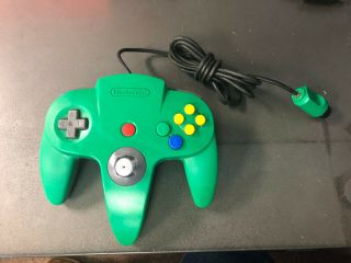 Official Oem Nintendo 64 N64 Controller Green Rare