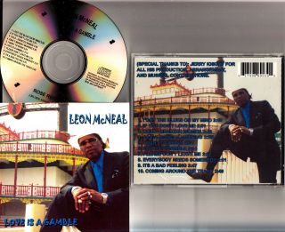 Leon Mcneal - Love Is A Gamble Cd (2002 Rare Hand Signed Blues)